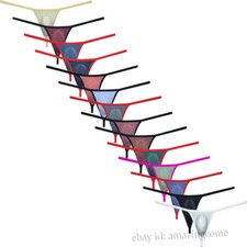 Men Spandex Pouch Tangas Underwear Ultra-soft G-string Micro Thong String T-Back