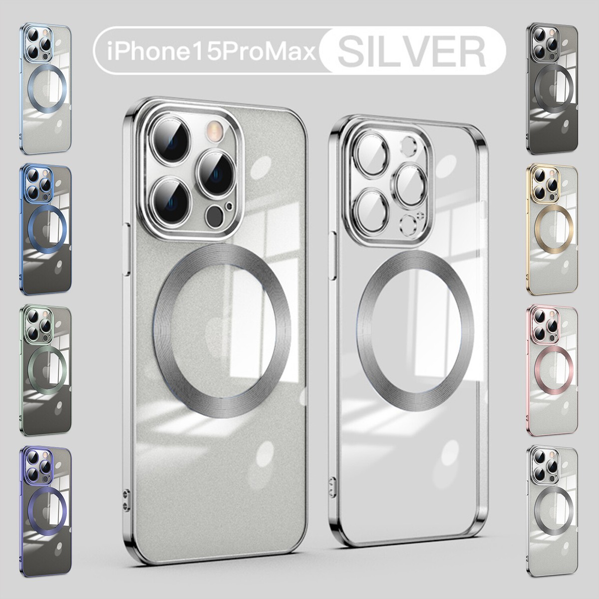 Clear Mag Safe Case For iPhone 16 15 Pro Max 14 Plus 13 12 Slim Magnetic  Cover