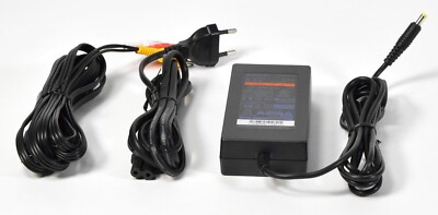 Sony Playstation 2 PS2 Slim original AC-Adapter/Netzteil + AV Kabel,SCPH-70100