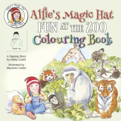 Kathy - Alfie's Magic Hat - Fun at the Zoo Colouring Book - New paperb - X555z