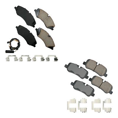 Akebono EURO Front Rear Ceramic Disc Brake Pad Kit For RangerRover HSE Lux 10-12