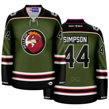 Flying Hellfish Simpson Hockey Jersey