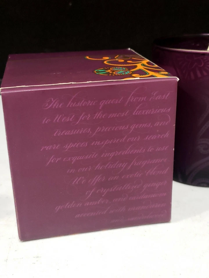 NUEVO EN CAJA Crabtree & Evelyn AMBAR AHUMADO Fragancia Hogar Perfumada Vela 50 HORAS Foto 3 de 4