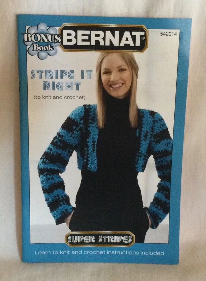 Bernat Sporty Stripes Super Stripes - Knit and Crochet - 2 Books  - Image 3 of 4