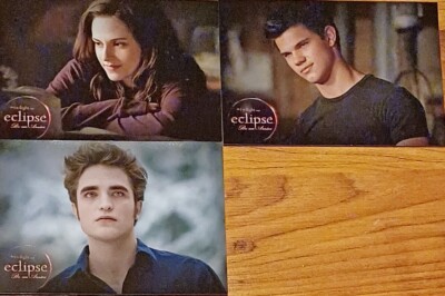 The Twilight Saga  Star Card Fotokarte Star Fan Karte Topps 3 Stück 