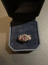 VINTAGE STERLING SILVER AMETHYST RING SIZE: 6