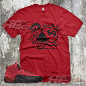 red jordan 12 shirt