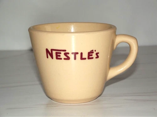 Vintage NESTLE'S Inca Ware Shenango China Restaurant Ware Coffee Mug Cup B31