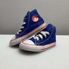 Converse All Star Chuck Taylor Hi Tops Infant/kids Size 7 Blue
