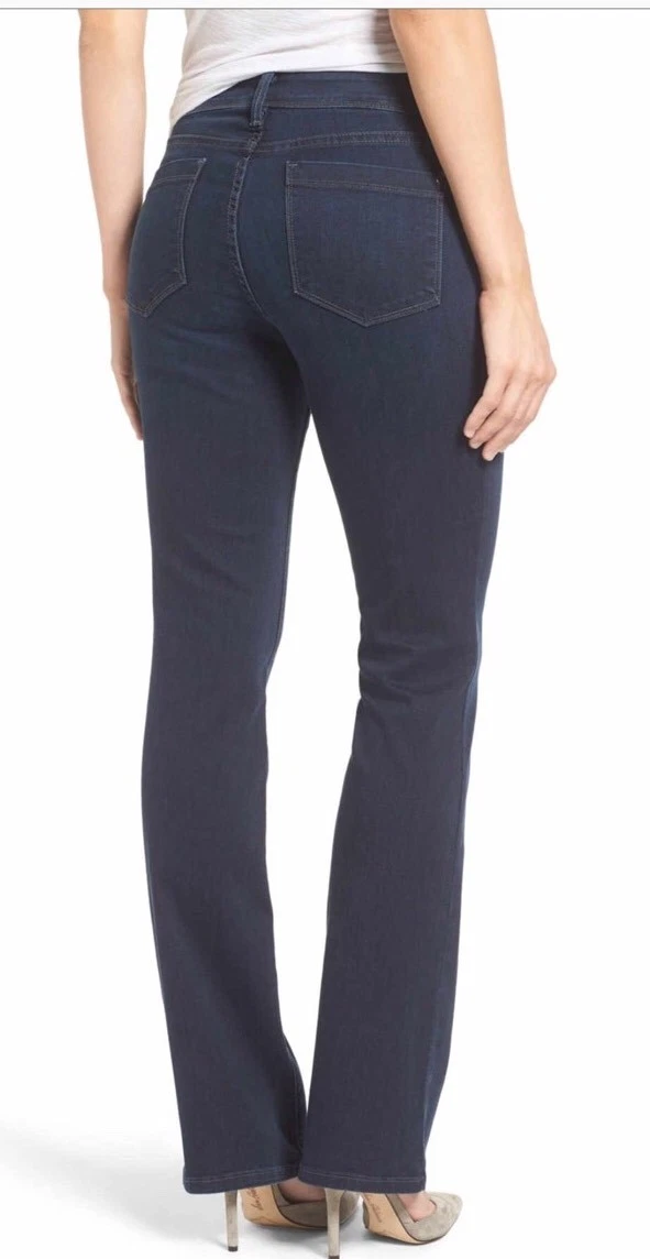 NWT NYDJ NOT YOUR DAUGHTERS JEANS BILLIE STRETCH MINI BOOTCUT JEANS VERDUN 0