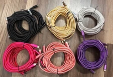 3 Pack 10FT USB-C to USB-C Cable Fast Charge Type C Charging Cord Charger Rapid