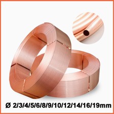 Tubo rame Ø 2/3/4/5/6/8/9/10/12/14/16/19 microforo idraulico acqua gas fai da te