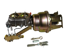 1957-1959 Ford Mercury 8 Dual Power Brake Booster Master Cylinder Disc Drum Kit 1957-1959 Ford Mercury 8 Dual Power Brake Booster Master Cylinder Disc Drum Kit
