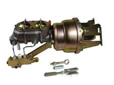 1957-1959 Ford Mercury 8" Dual Power Brake Booster Master Cylinder Disc Drum Kit