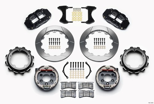 Wilwood Narrow Superlite 4R Rear P-Brk Kit 12.88in Strange Eng Floater ...
