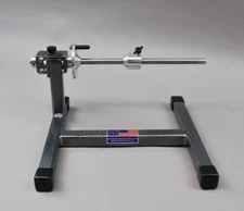 Table top Speed Spooler, bulk spool holder with tension brakes, line spooler  