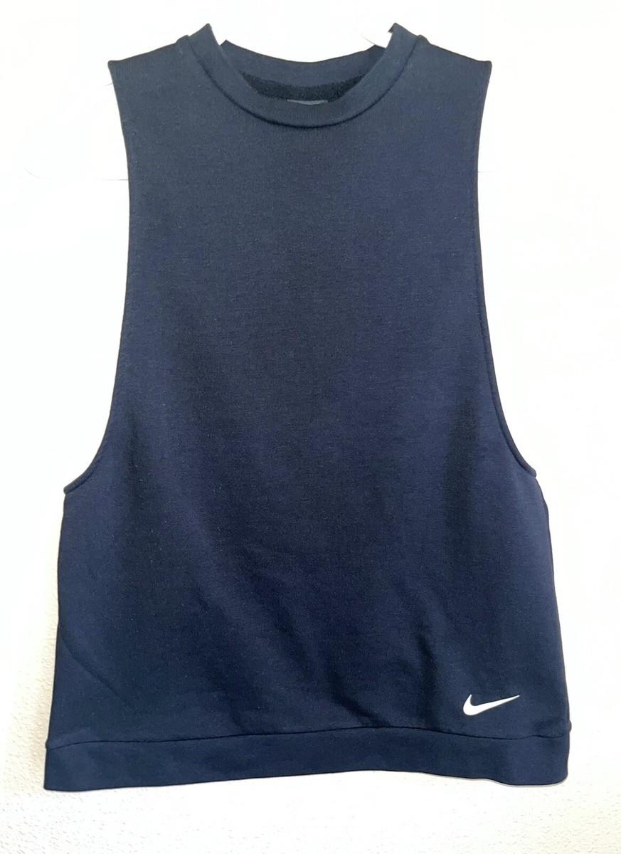 Nike Tank Top Sweatshirt Crewneck Training Sleeveless Athletic 889051 Women  Sz S