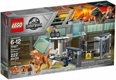Lego Jurassic World 75927 STYGIMOLOCH BREAKOUT Dr Wu Gate Dinosaur