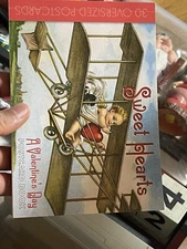 Vintage Valentines Day Postcard Book