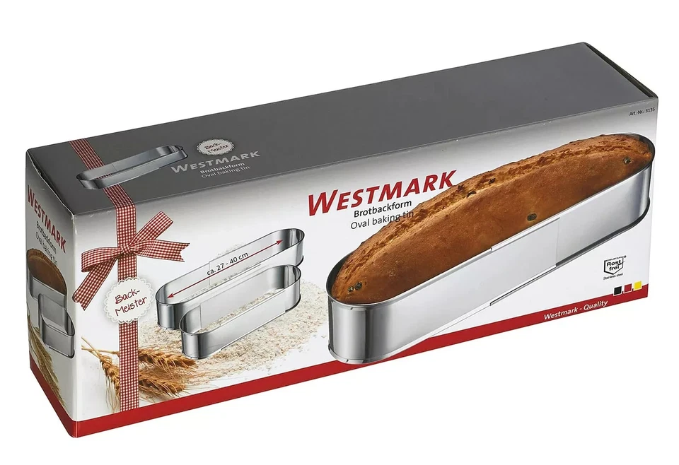 Stampo Ovale Regolabile Per Torta Westmark Art.WE 3135 da 26.00x10.00 a 46.00x1 - Immagine 2 di 4