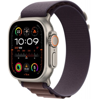 Apple Watch Ultra 2 Alpine Loop S 49 mm Titan GPS + 4G Smartwatch titan/indigo