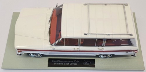 LS Collectibles 1/18 Scale Model Car LS037C - 1979 Jeep Grand Wagoneer - White - Picture 4 of 5