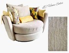 SWIVEL LOVE SEAT - SEATS X 2   - Comes with extra seat base, & scatter cushions.