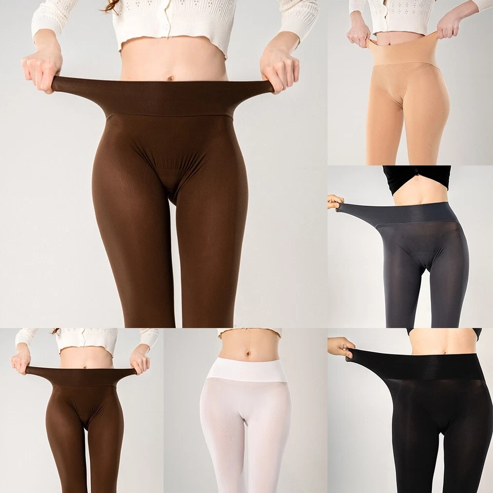 Seamless Plus Samtstrümpfe für Damen tiefer Schritt hoher Stretch Strumpfhose - Bild 4 von 4