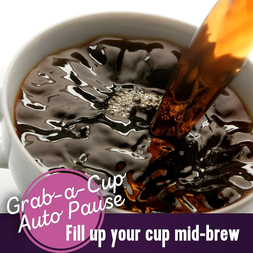 Classic 12-Cup Coffee Maker, Black, Auto Pause Feature - Image 4 of 4