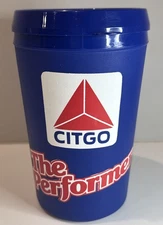 Vintage Aladdin Travel Mug Cup / Citgo The Performer / Gas Station /Energy