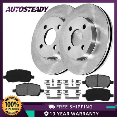 10.08'' Front Vented Disc Brake Rotors Pads Kit for 2005 - 2008 Chevrolet Cobalt