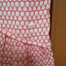 Authentic Chanel Dress Size:M Pink/White good condition SK1700