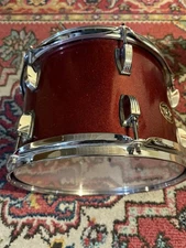 Ludwig Classic Maple Exotic 8x12” Rack Tom (Drum) - Ruby Glitter-LT822AM-