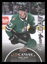 2021-22 Upper Deck UD Canvas BLACK Riley Tufte Dallas Stars #C375