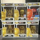 Funko Pop! Vinyl Marvel Gold Chrome Exclusive 6 Pack Loki Shuri Thanos Groot Ir…