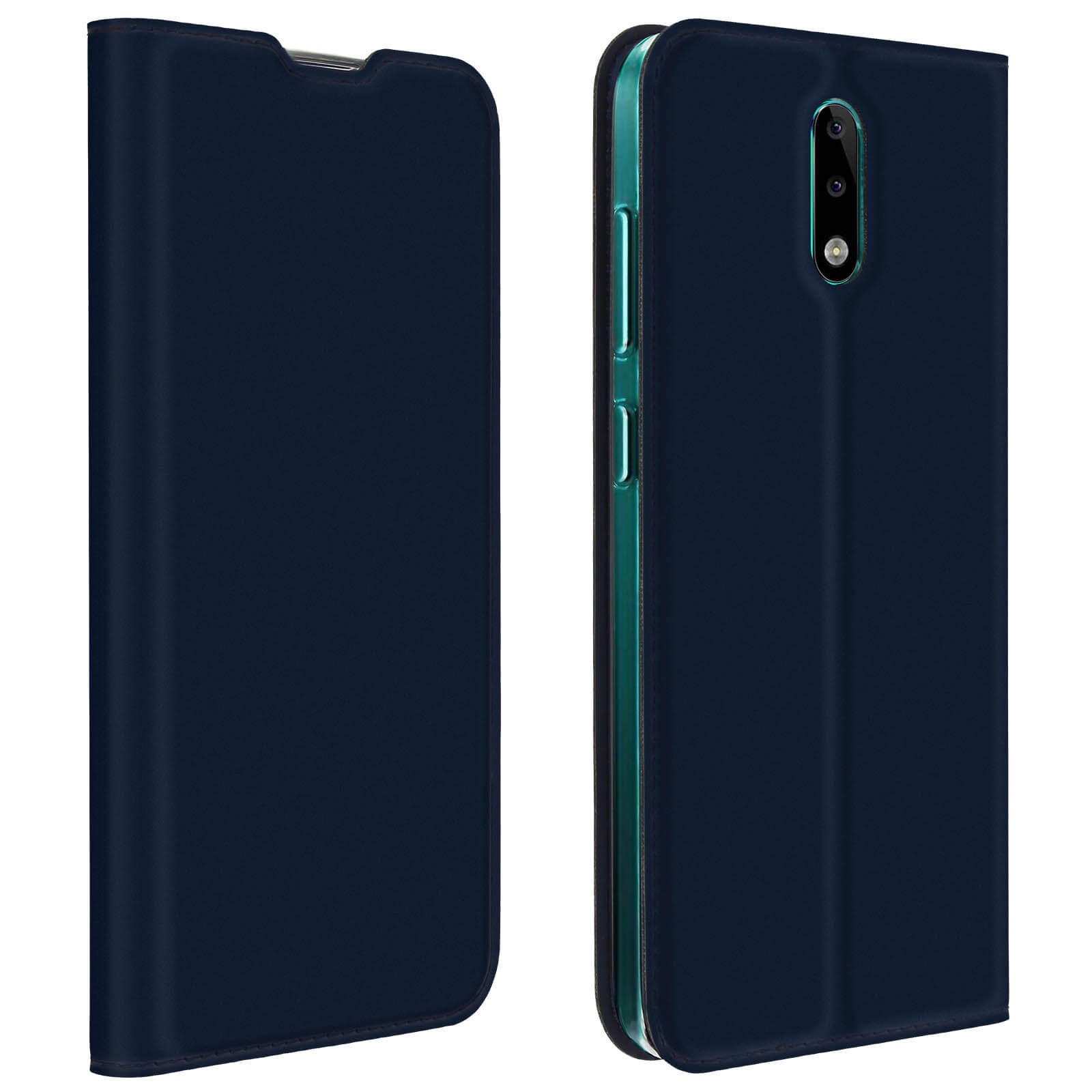 Protection Nokia 2.3 bleue support video pour train et bureau