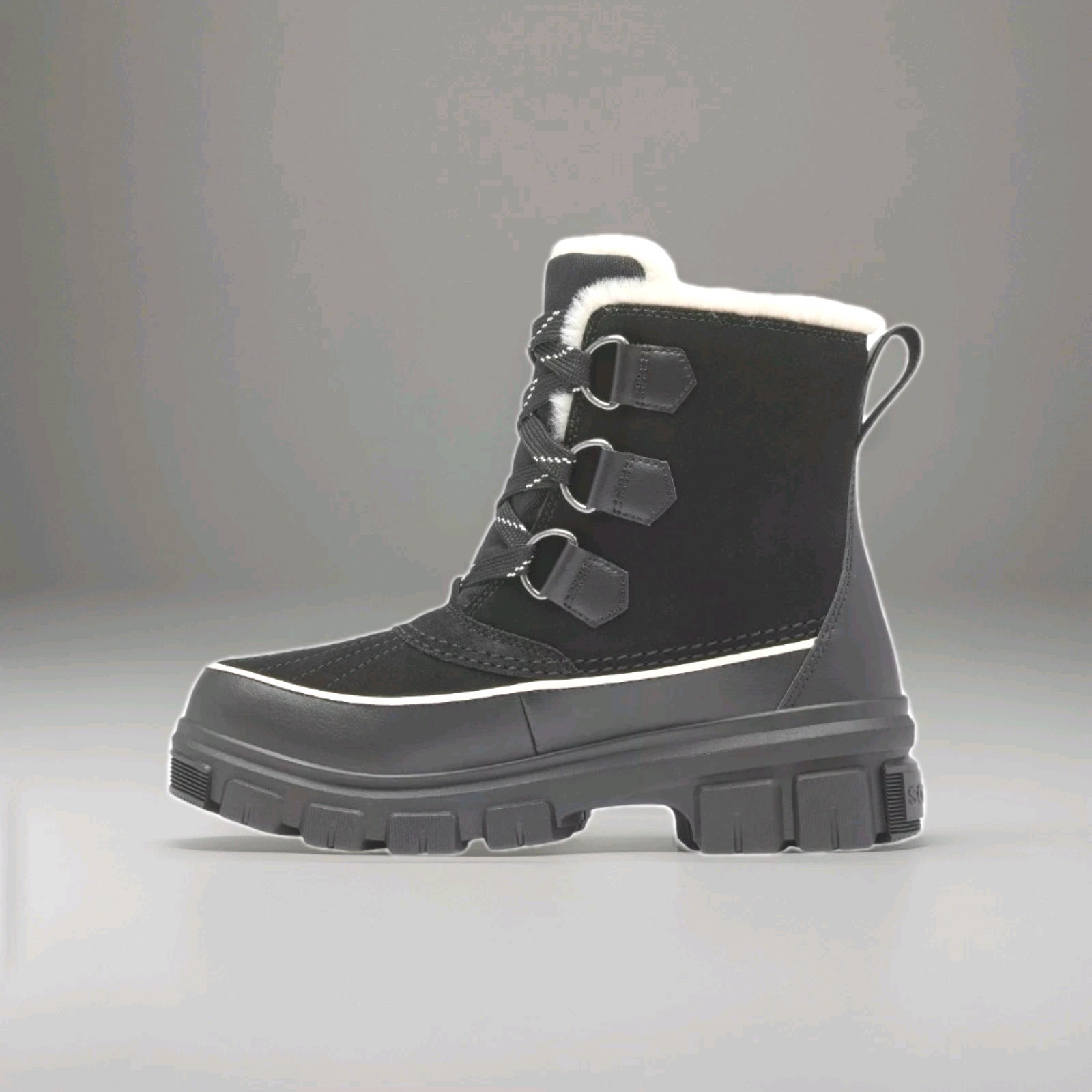 NEW Wmn's SZ 8, Sorel Tivoli V WP Boots Waterproof Insulate NL5113-010 BLACK