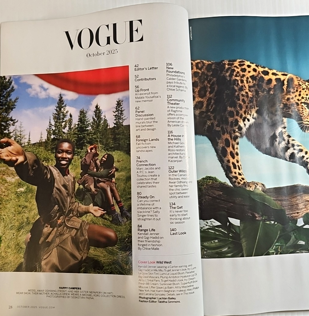 VOGUE Mag 2025 Oct ~Kendall & Gigi ~Canadian Rockies ~Ski Season