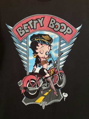 激レア　90's Biker Betty Motorcycle Tシャツ Vintage 1993 Betty Boop Biker Motorcycle Graphic T Shirt Single