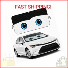 Car Windshield Sun Shade Funny Cartoon Eyes Sun Visor For Car Windshield Univer Car Windshield Sun Shade Funny Cartoon Eyes Sun Visor For Car Windshield Univer