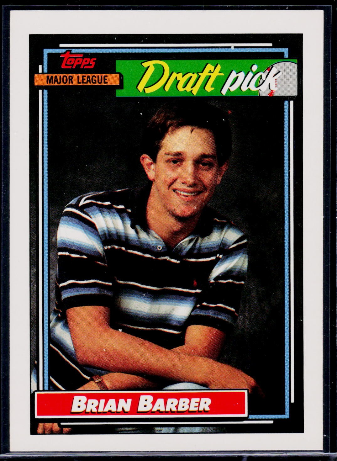 1992 Topps #594 Brian Barber