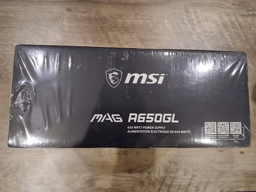 Msi MAG A650GL 650 Watt Power Supply Full Modular 80 Plus Gold - Photo 2/8