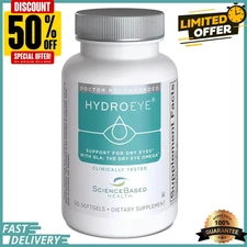 ScienceBased Health HydroEye Softgels-Dry Eye Relief,Features GLA, EPA&DHA 120ct