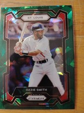 Ozzie Smith 2024 Prizm Baseball No. 135 Green Ice Prizm