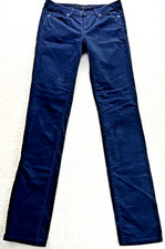 Calvin Klein Women s Ultimate Skinny Corduroy Pants Blue Size 27/4