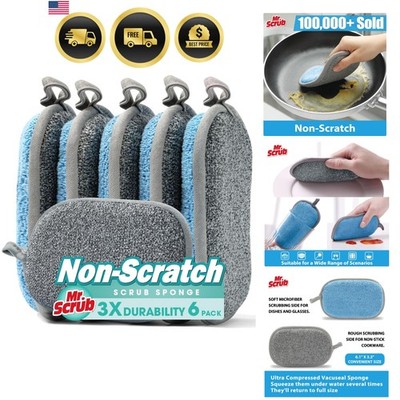 Sponges Kitchen Dish Sponge for Washing Dishes Cleaning Kitchen, All-Purpose,...