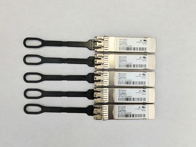 Lot of 5 Brocade 16Gb SW FC SFP+ Optical Transceivers 57-0000088-01