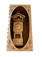 Original Made In USA Ginger Cottages Clock Tower #GC109 New