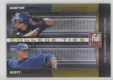 2008 Donruss Elite Extra Edition Gold 40/100 Scott Green Sawyer Carroll 0m0