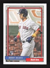 2021 Topps Update 1992 Redux Bobby Dalbec RC #T92-10 Boston Red Sox